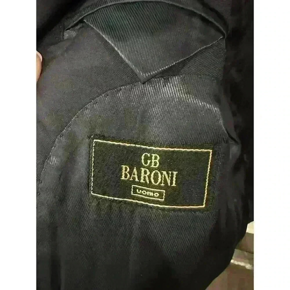 Men’s Baroni Italy 100% Wool suits 42r - Picture 8 of 15